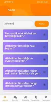 Alzheimer'ın Sesi android App screenshot 0